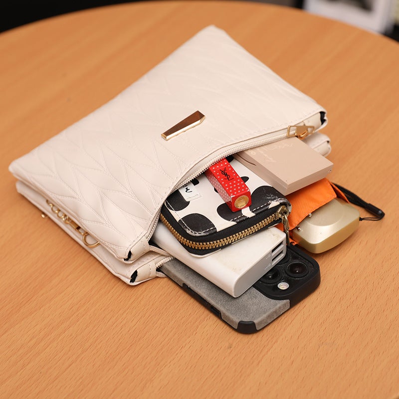 Bag Women Bags Chain Embroidered Small Square Bag Ladies Casual Shoulder Messenger Bag - Image 4