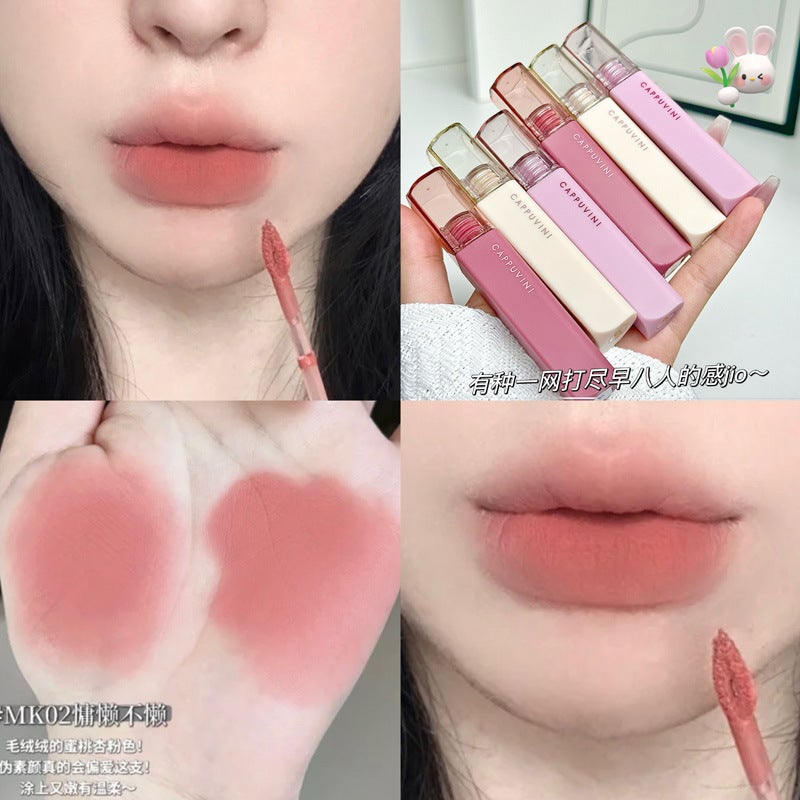 Cappuvini Matte Lip Mud – Soft Velvet Nude Lipstick for Everyday Use - Image 2