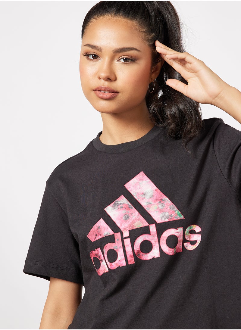 Adidas - Zoe Saldana Graphic T-Shirt - Image 1