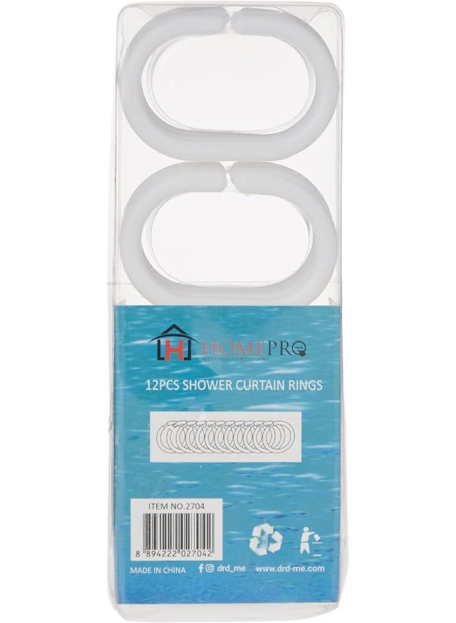 Home Pro خطافات سي - هوم برو ١٢ قطعة بيضاء - Image 2