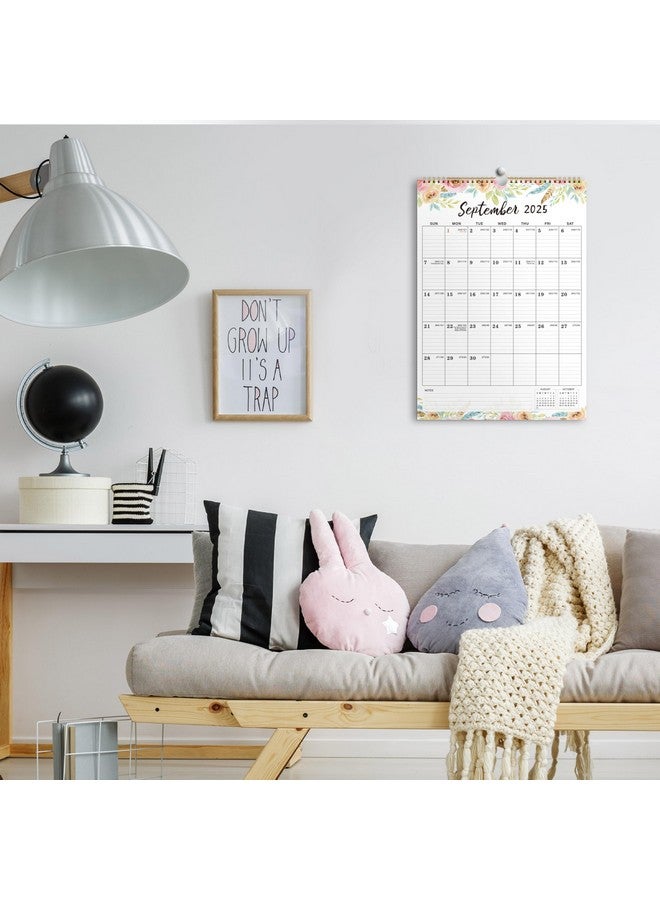 MaaIbok 2025 Wall Calendar - 12 Months Calendar 2025, Jan 2025 - Dec 2025, 12" X 17", Large Blocks, 2025 Calendar, Premium Paper, Floral  - Image 2