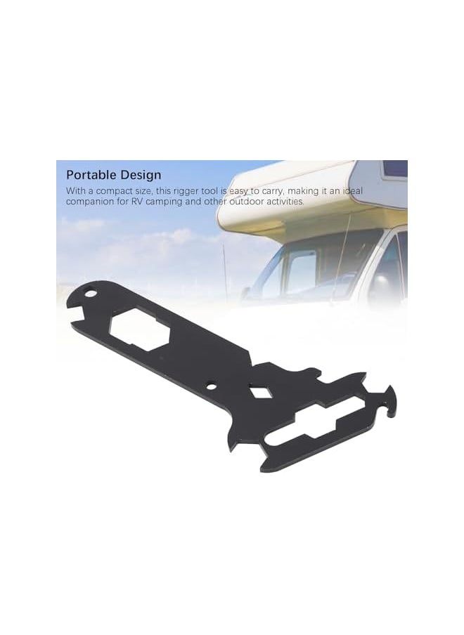 PROMASS - promass Multitool Card, 14 in 1 Separate Rigger Tools with Wing Nut Spanner & Bottle Opener, Slim Pocket Tool Card, Cool Gadget for Quick Repairs, Survival Gear, Camping - Image 1