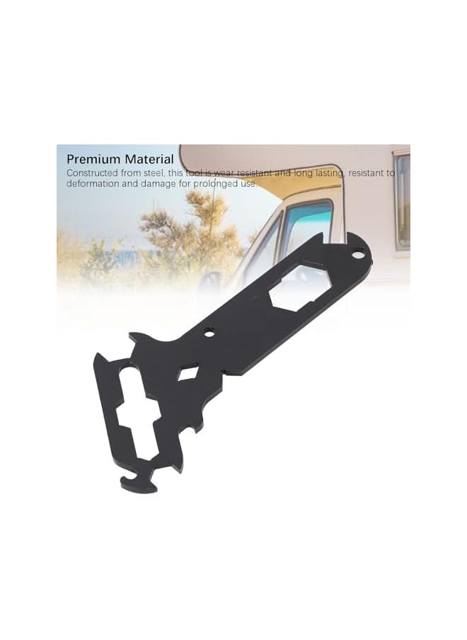 PROMASS - promass Multitool Card, 14 in 1 Separate Rigger Tools with Wing Nut Spanner & Bottle Opener, Slim Pocket Tool Card, Cool Gadget for Quick Repairs, Survival Gear, Camping - Image 1