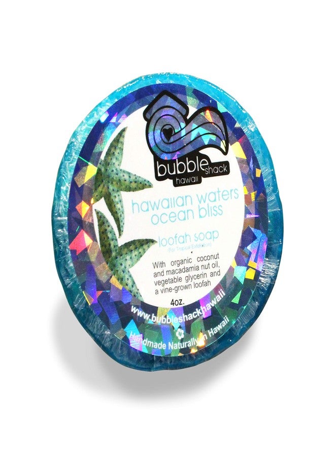 Bubble Shack Hawaii Hawaiian Waters Ocean Bliss Loofah Lather Soap Bar - Image 1