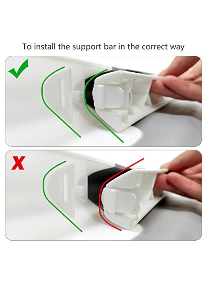 حمام أطفال قابل للطي، أحواض استحمام للأطفال، حمام bebés قابل للطي مع وسادة خفض، دش حمام أطفال محمول مع أرجل غير قابلة للانزلاق للأطفال حديثي الولادة. - Image 5