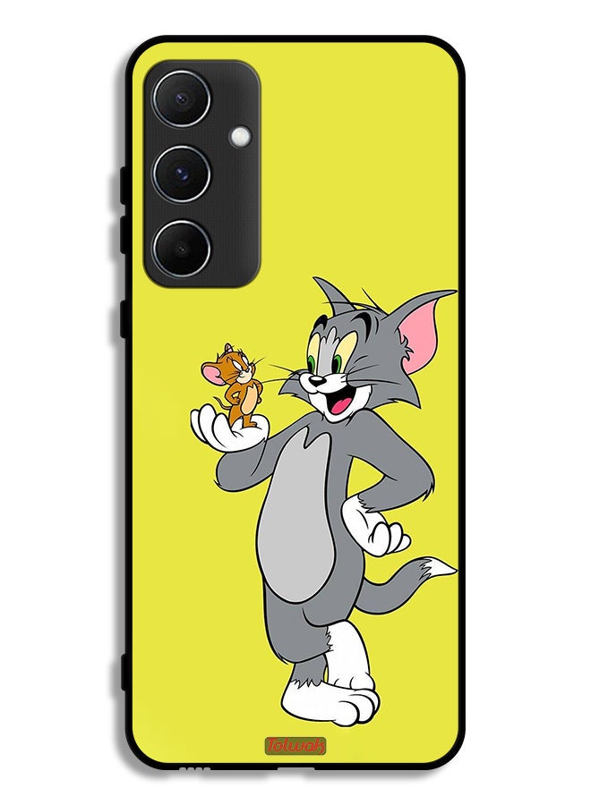 Tolwak Samsung Galaxy A55 5G Protective Case Cover Tom And Jerry - Image 1