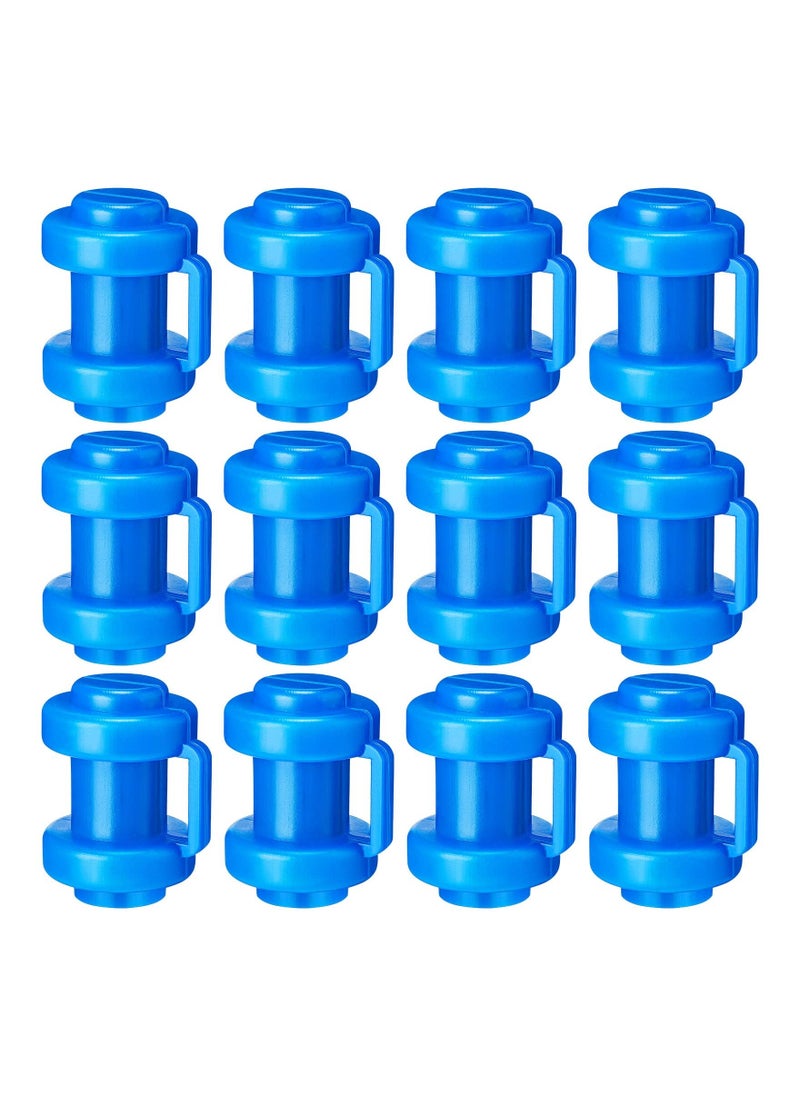 SYOSI 12 Pcs Summer 0.98Inches Diameter Trampoline Pole Caps Enclosure Pole Caps Trampoline Replacement Enclosure Poles for Net Hook Safety Accessories  - Image 1
