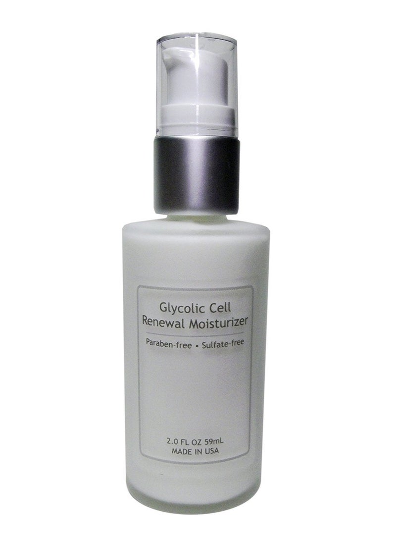 Pure Ziva 3.43% Glycolic & Fruit Acid Cell Renewal Moisturizer Lotion, Oil-Free, Paraben & Sulfate Free, 1.0 Fluid Ounces, No Animal Testing & Cruelty Free  - Image 1