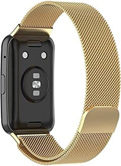 Generic Magnetic Milanese Strap for Huawei Watch Fit - Gold 