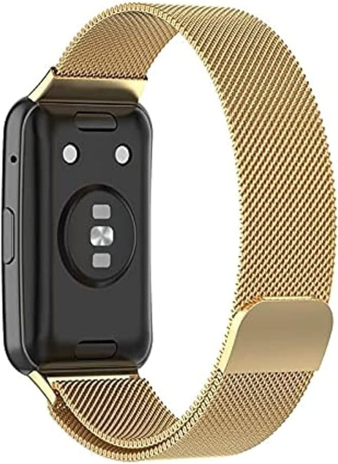 Generic - Magnetic Milanese Strap for Huawei Watch Fit - Gold - Image 1