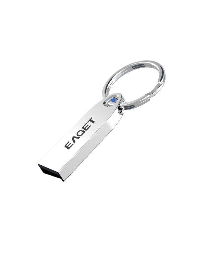 محرك ذاكرة يوب USB لعلامة إيجيت Eaget النوع U3 بحلقة مفتاح يوب USB 2.0 تخزين سريع حجم مضغوط - Image 1