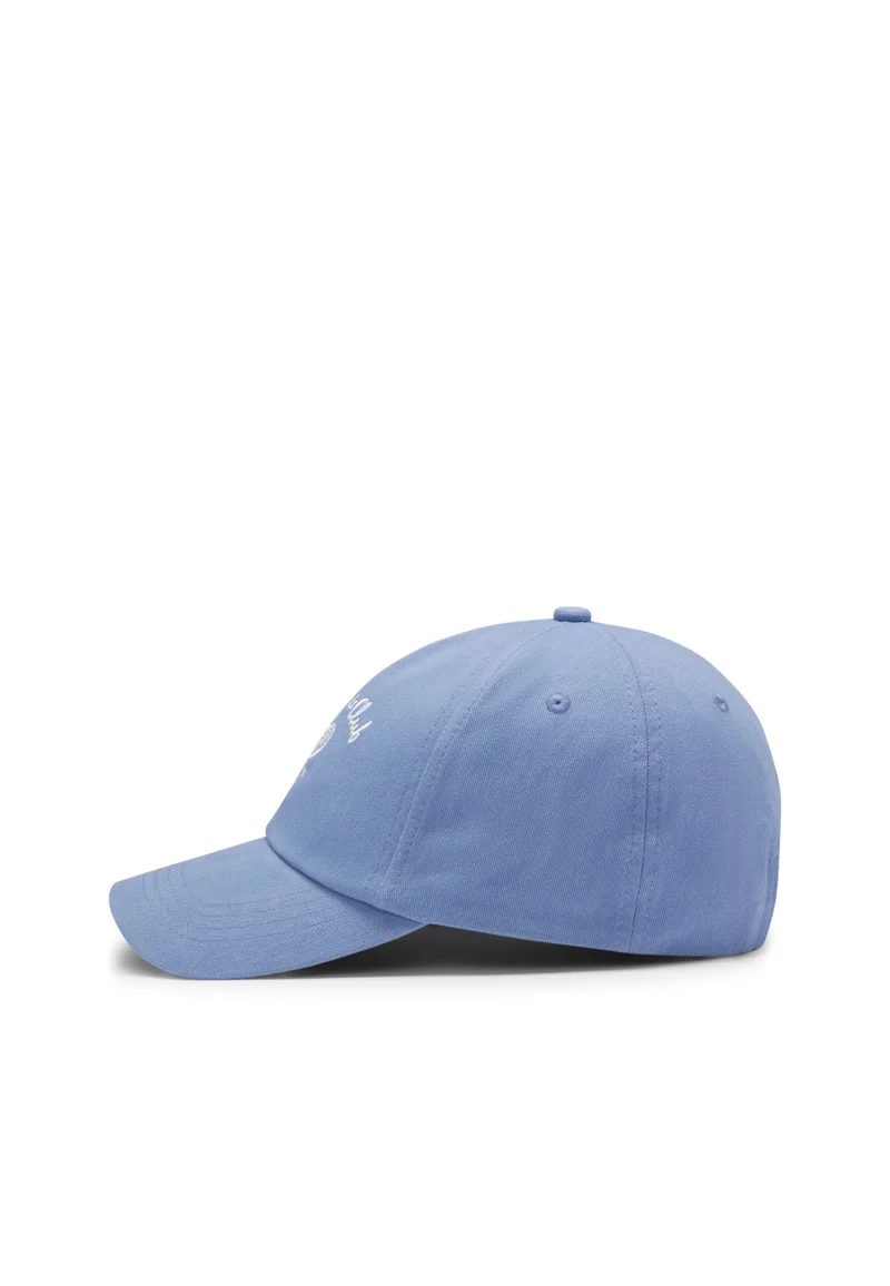 بوس Cotton-twill cap with tennis artwork