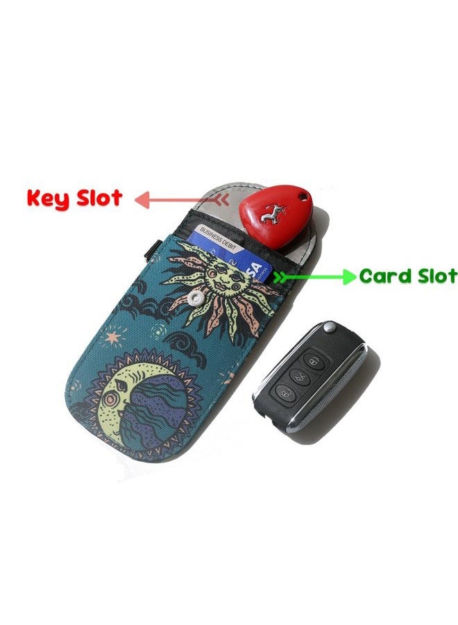 DQL Faraday Key fob Protector, Key fob Signal Blocker, Faraday Pouch, Faraday Bag for Key fob, Key Signal Blocker, RFID Key fob Protector (Green) - Image 4