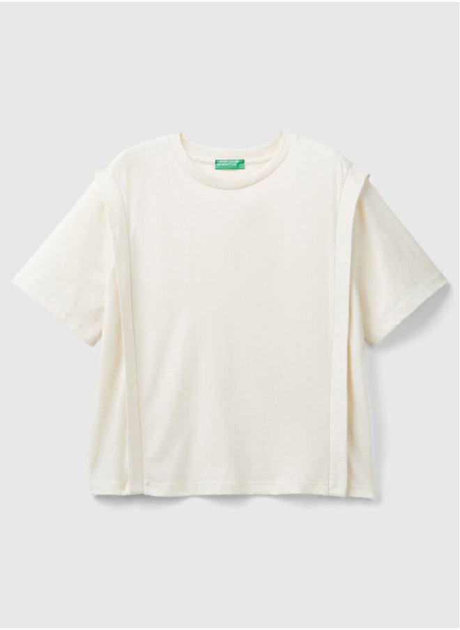 Benetton - Regular fit Short Sleeve T-shirt - Image 1