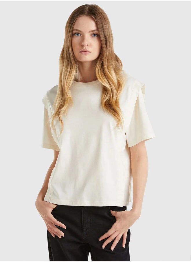 Benetton - Regular fit Short Sleeve T-shirt - Image 1