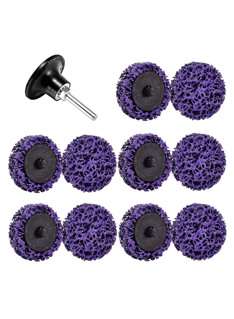 Zikra 11 Pack 2" Quick Change Easy Strip It Discs for Drill-Strips Paint, Cleans Welds Rust Removal Wheel - Image 1