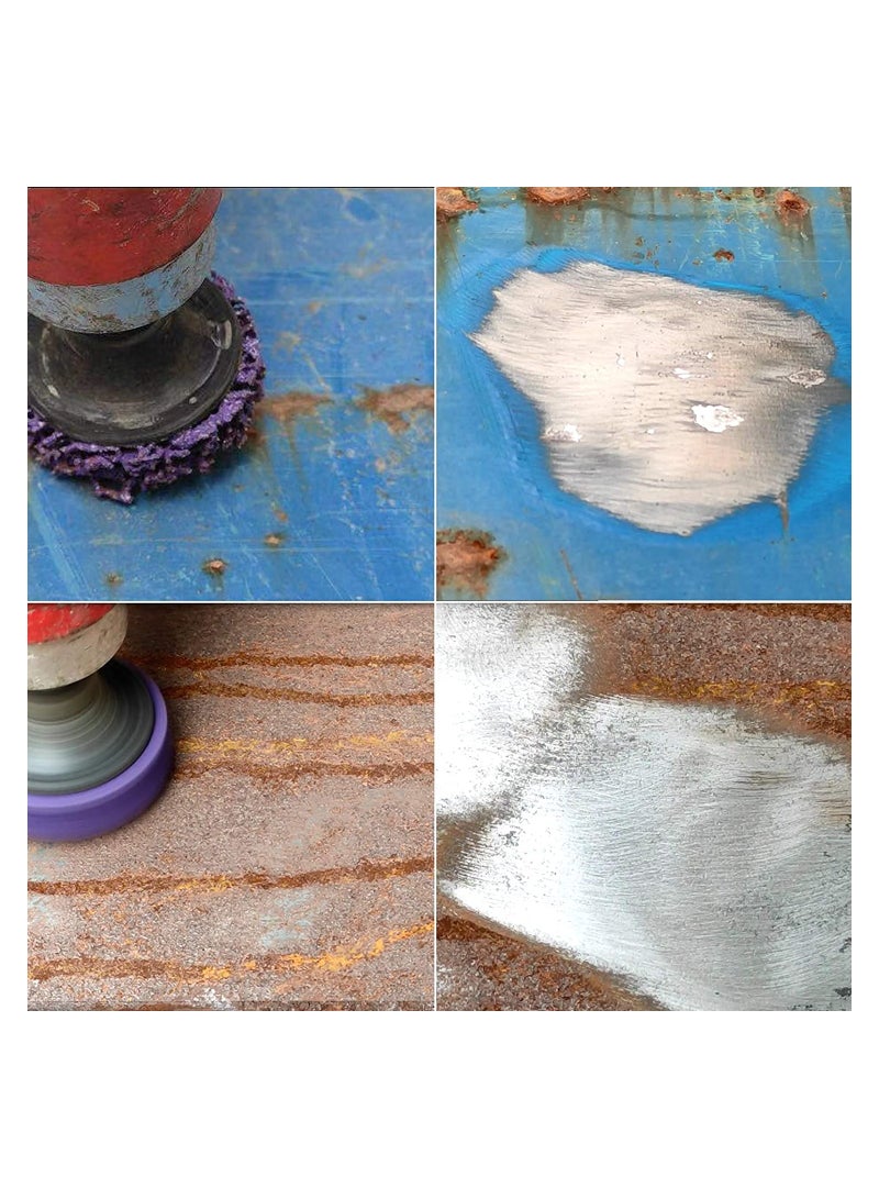 Zikra 11 Pack 2" Quick Change Easy Strip It Discs for Drill-Strips Paint, Cleans Welds Rust Removal Wheel - Image 5