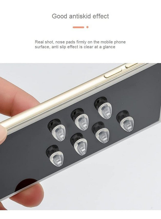 maycreate طقم إصلاح وسادات الأنف لنظارات MAYCREATE®، 35 قطعة وسادة أنف سيليكون، مع مفك براغي 3 في 1، براغي، ملقط، خطاف أذن مضاد للانزلاق، قطعة قماش للنظارات، صندوق تخزين منظم (5 أشكال) - Image 5