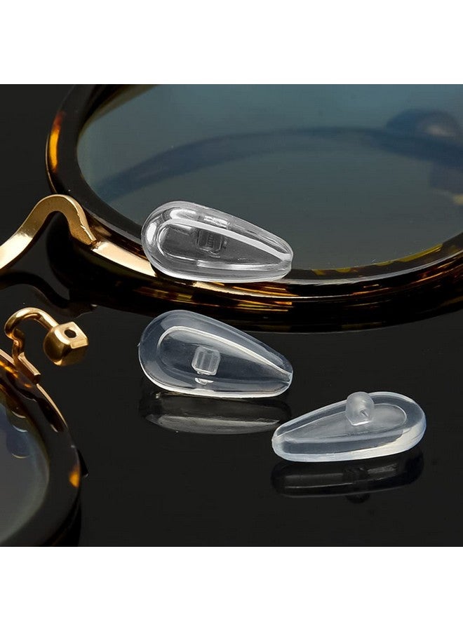 maycreate طقم إصلاح وسادات الأنف لنظارات MAYCREATE®، 35 قطعة وسادة أنف سيليكون، مع مفك براغي 3 في 1، براغي، ملقط، خطاف أذن مضاد للانزلاق، قطعة قماش للنظارات، صندوق تخزين منظم (5 أشكال) - Image 3