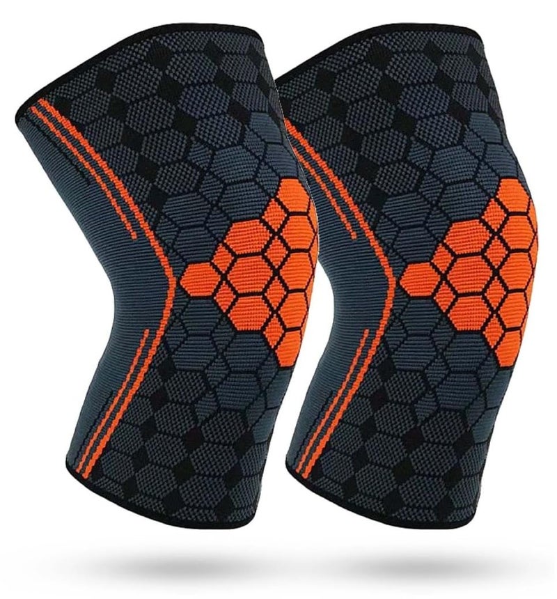 FEGSY Knee Support for Men Gym, Sports, Running, Knee Cap for Women Knee Pain, Knee Brace For Pain Relief, Knee Pad Leg Sleeves, Knee Compression Belt (S) - Image 5