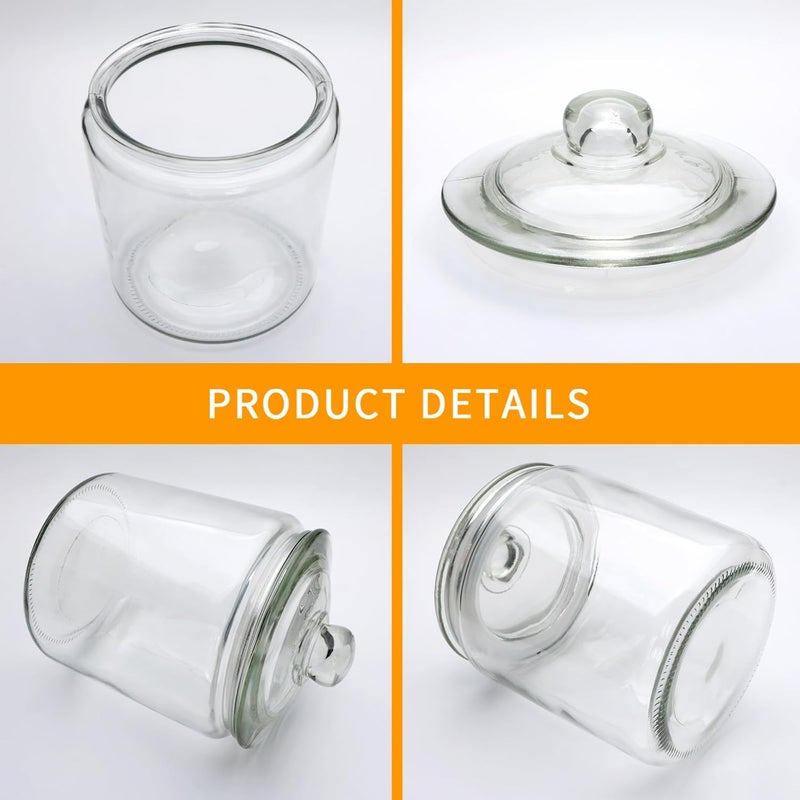 Maredash 1 Gallon Glass Canister, Cookie Jar & Candy Jar with Airtight Lid, Large Food Storage Container for Buffet, Coffee & Flour, Laundry Room Storage & Pantry - Image 3