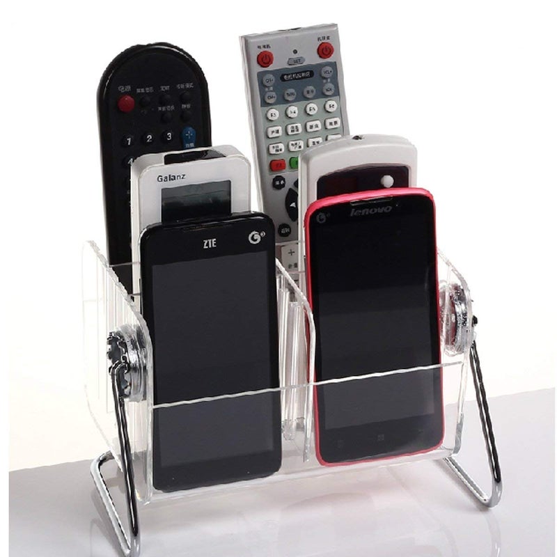 WHOLE MART WHOLE MART Household Living Room Acrylic Desk Organizer Remote Holder TV AirConditioner Remote Controller Storage Rack  - Image 2