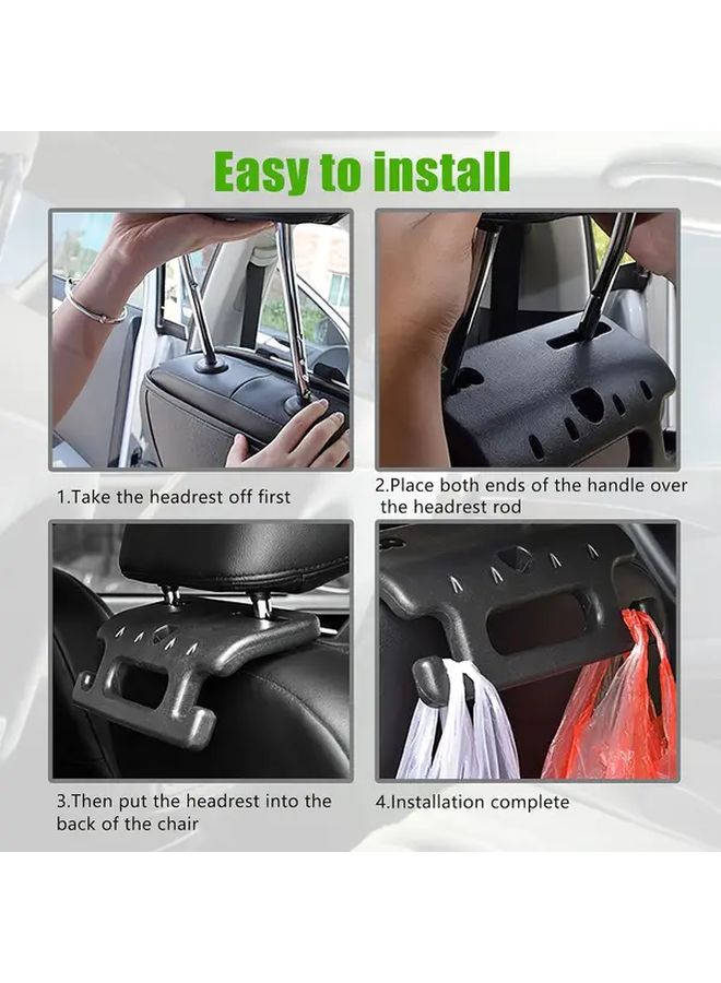 A Brown Sturdy Hand Grip Handle Designed For Headrest Hanging Ideal For Seniors Transforming Headrest Into Additional Storage Space Suitable For Various Pole Distances - Image 5
