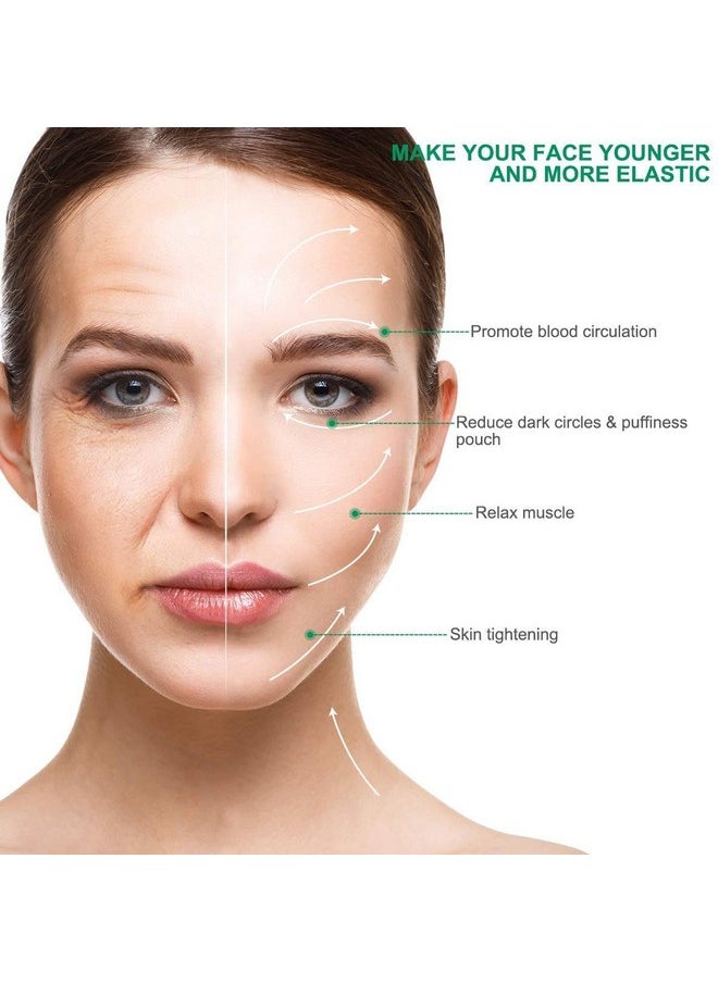 TechPro Gua Sha Facial Tool Natural Jade Stone Guasha Board For Spa Acupuncture Therapy Trigger Point Treatment Scraping Massage Tool Face Roller And Manual Massage Stone For Skin Care  - Image 2