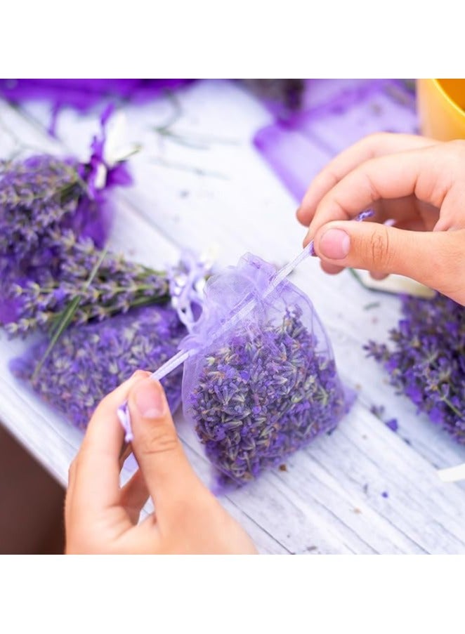 MIRFA Dry Lavender Flower Buds in Drawstring Sachets (Pack of 10) - Image 2