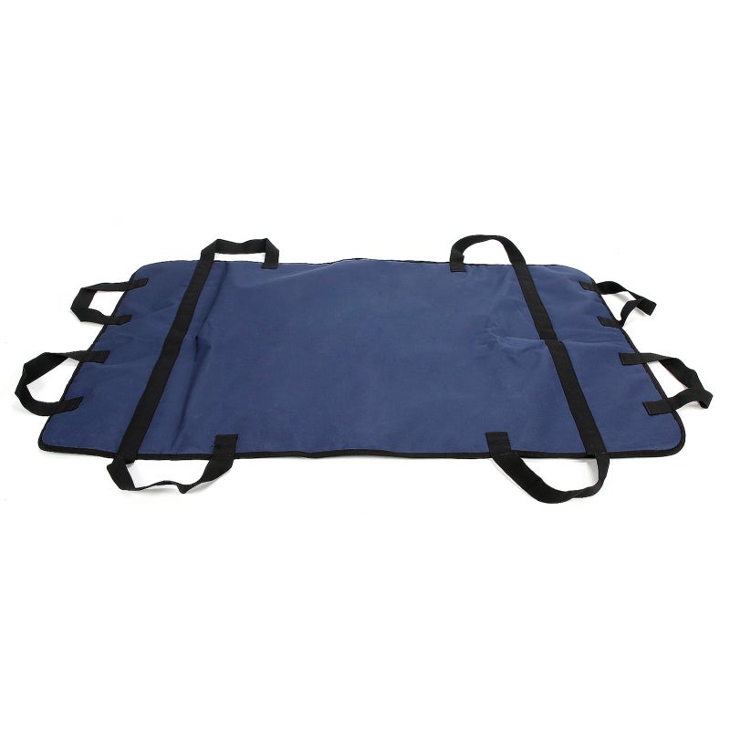 Patient Transfer Sheet 8 Hand Straps 360-Degree Protection - Breathable Mesh Absorbent Sponge Turning Pad for Bedridden Incontinence Patients - Image 5