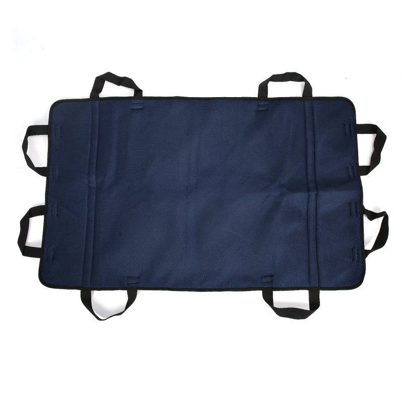 Patient Transfer Sheet 8 Hand Straps 360-Degree Protection - Breathable Mesh Absorbent Sponge Turning Pad for Bedridden Incontinence Patients - Image 3