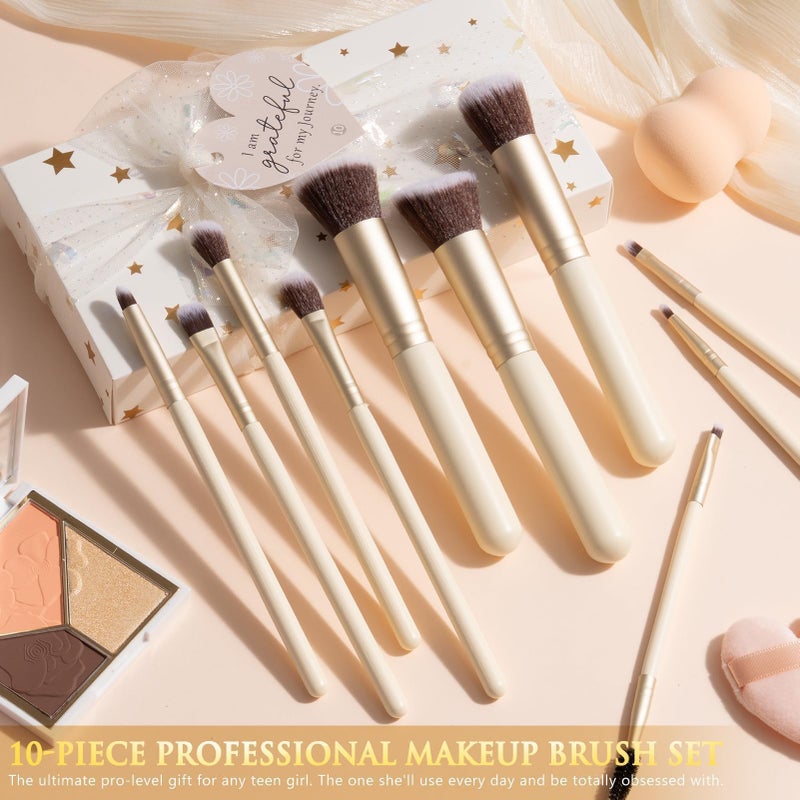 Qinline Teen Girl Gifts Trendy Stuff, 10 Positive Affirmation Cards & Empowering Challenges to Unlock 10 Wrapped Makeup Gift Set Motivational Birthday Easter Egg Stuffers Gift Basket for Tween & Teenage Girls - Image 5