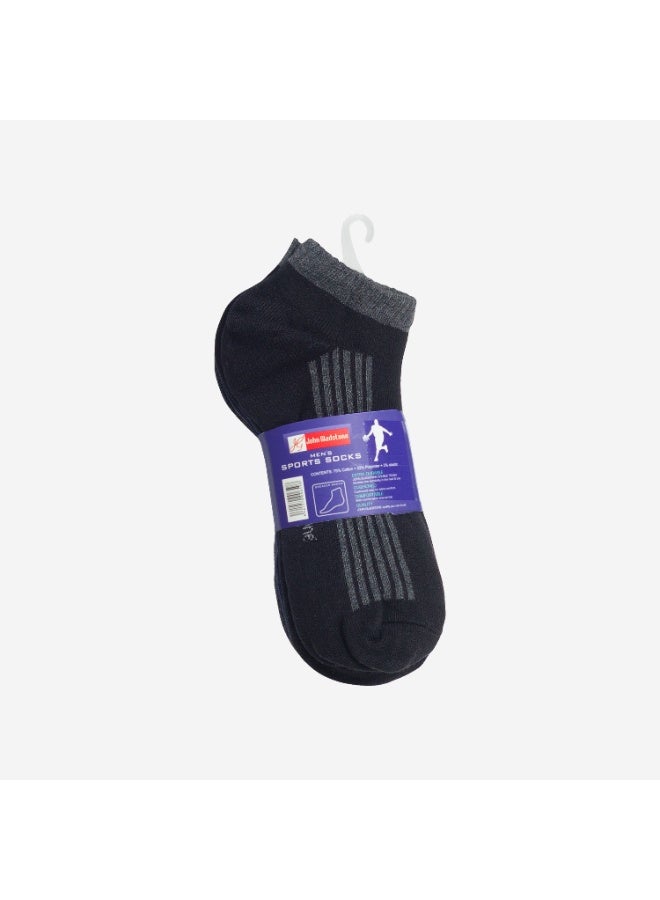 John Gladstone Men's White Assorted  Sneaker Socks – Pack of 3 Comfortable Low-Cut Everyday Socks - Image 5