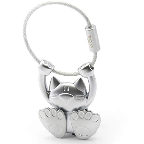 Troika Tabby Cat Keyring (KR1020MA) - Image 1