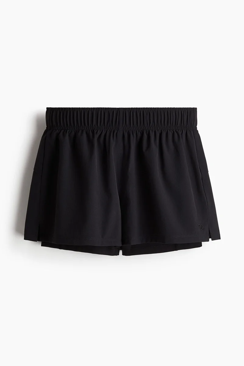 H&M Double-Layered Running Shorts In Drymove