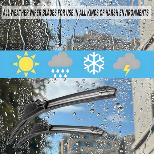 ATTKE OEM Quality Front Windscreen Wiper Blades for Ford F150 F-150 F250 F350 F-Series 2008-1999/Ford Expedition 2006-1999/Ford Explorer 2010-2005 (20″+20″ Front Windshield Wiper Blade Set) - Image 3