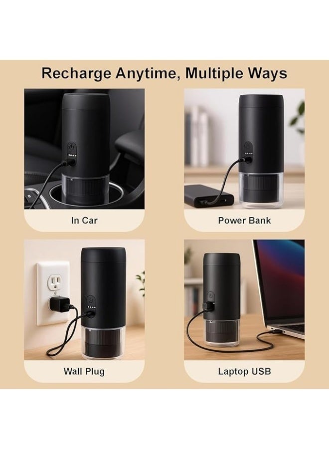 ماكينة إسبريسو محمولة 3 في 1 (موديل 2026) – ماكينة تحضير قهوة ذاتية التسخين بمنفذ USB-C، مثالية للسفر والتخييم والرحلات والاستخدام المكتبي. - Image 2