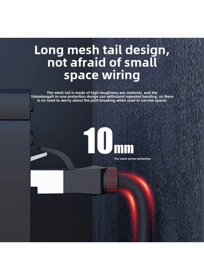 Generic Weige Super Class 6 Network Celine Cat6 Double Shielded Finished Network Celine Computer Router Class 6 Gigabit Network Jumper-Color:Category 6 Unshielded Network Cable Black (environmentally Friendly Grade Passed Fluke Test)-Line Length:15m  - Image 5
