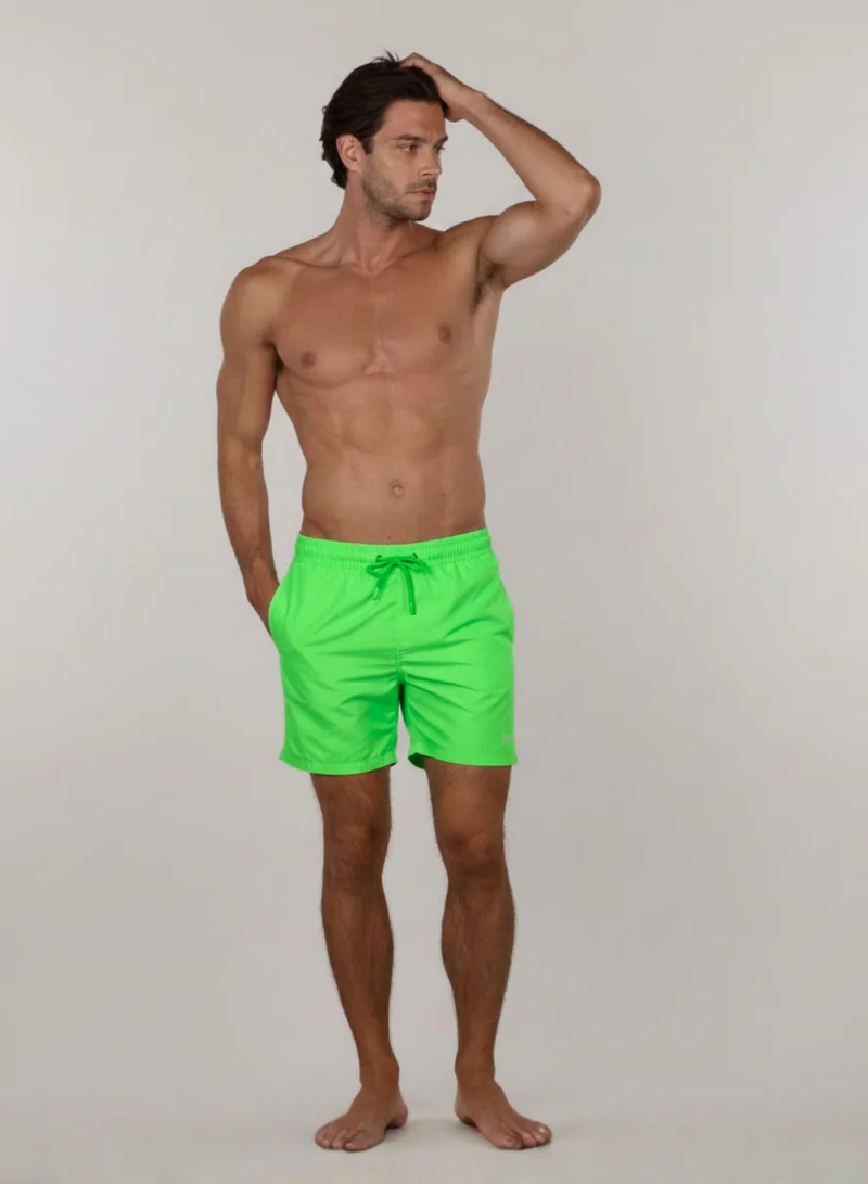 Just Nature Neon Green Swim Shorts