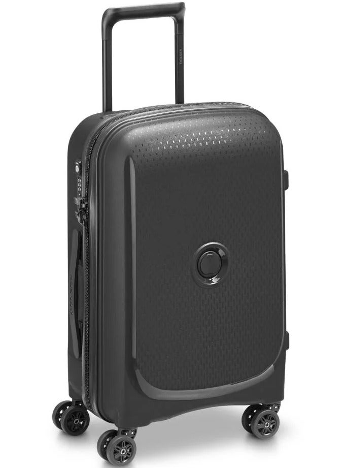 DELSEY Paris Belmont + 55 Cm Non-Expandable 4 Wheeled Cabin Luggage - Black Trolley - Image 2