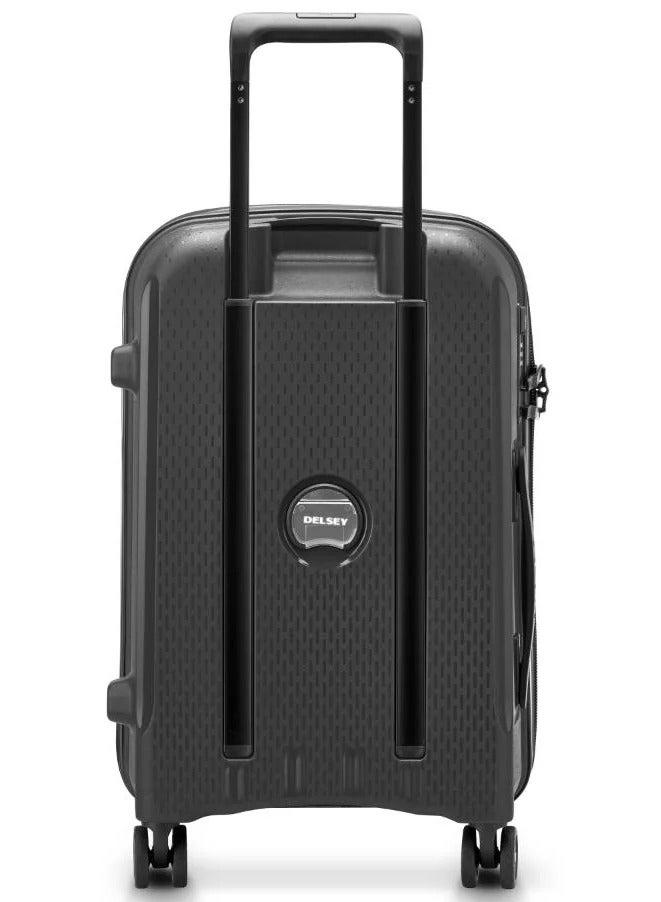 DELSEY Paris Belmont + 55 Cm Non-Expandable 4 Wheeled Cabin Luggage - Black Trolley - Image 4