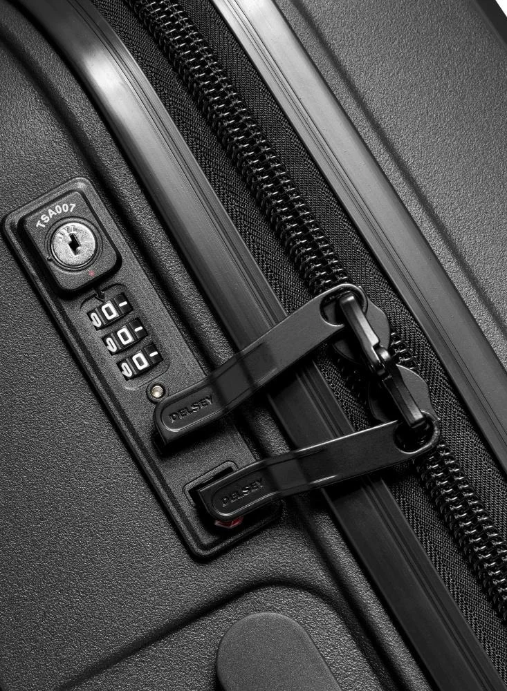 DELSEY Paris 55 Belmont 55cm Double Wheeled Expandable Trolley - Black  | Best Price UAE