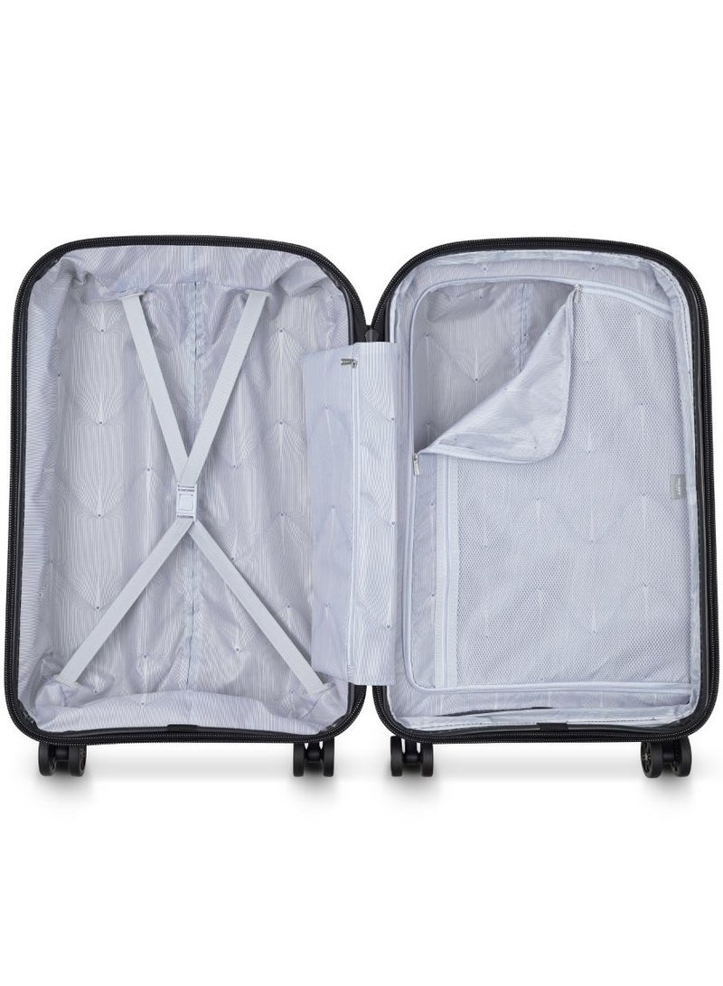 DELSEY Paris Belmont + 55 Cm Non-Expandable 4 Wheeled Cabin Luggage - Black Trolley - Image 3
