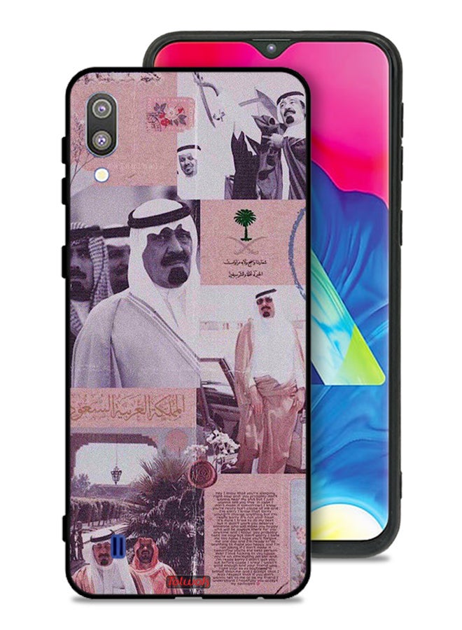 Tolwak Samsung Galaxy M10 Protective Case Cover King Abdullah Vintage Poster - Image 1