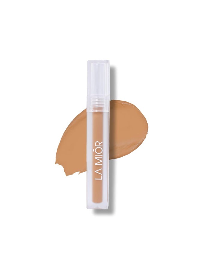 LAMIOR Luminous Retouch Concealer, Cannoli - 6ml, Full Coverage, Long Wear, Blendable, Feather-Light, Hydrating, Luminous Finish, Sweat-Resistant, Vegan Formula for All-Day Radiance soft matte - Image 1