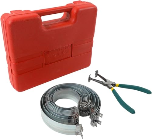 LUTIFIX Piston Ring Compressor Tool, 14 Pcs Piston Rings & 1 Adjustable Installer Pliers for Repairing Car Truck Racing Automotive Engine (62-145mm/2.4-5.7inch), Carrying Box - Image 3