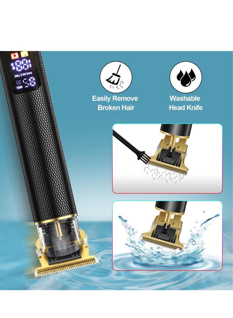 XiuWoo Hair Clippers Beard Trimmer for Men Professional Cordless Face and Body Grooming Male Kit - Image 5