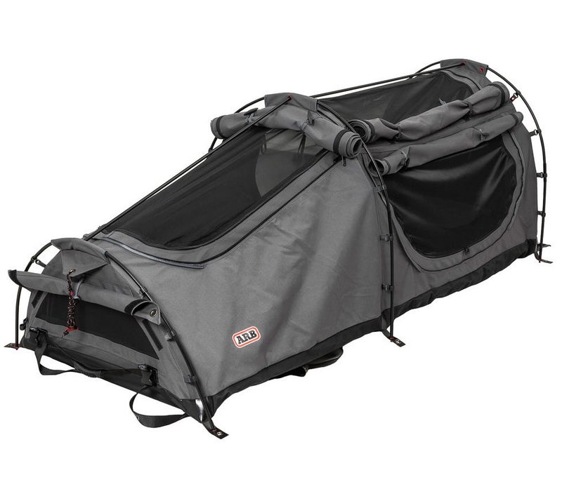 ARB SkyDome 3 Single Swag Tent (New Version) – SDS103, ARB Single Swag, Heavy Duty Canvas Camping Swag with Foam Mattress, Waterproof PVC Base, Integrated LED Light, Outdoor Camping Tent - Image 3