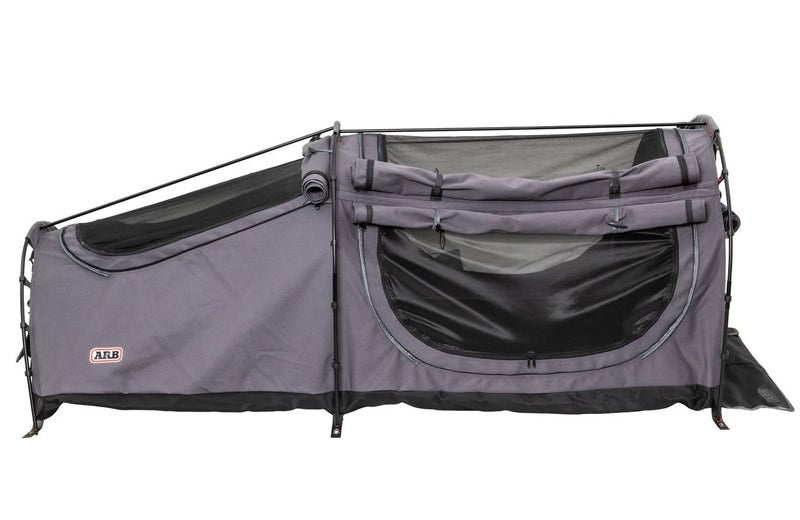 ARB SkyDome 3 Single Swag Tent (New Version) – SDS103, ARB Single Swag, Heavy Duty Canvas Camping Swag with Foam Mattress, Waterproof PVC Base, Integrated LED Light, Outdoor Camping Tent - Image 5