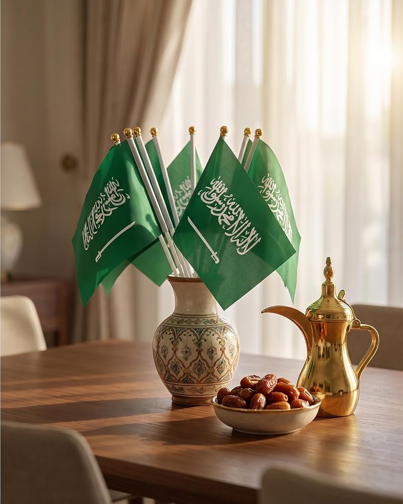 Proxima Direct 50 PCS Saudi Hand Flags for National Day - Image 5